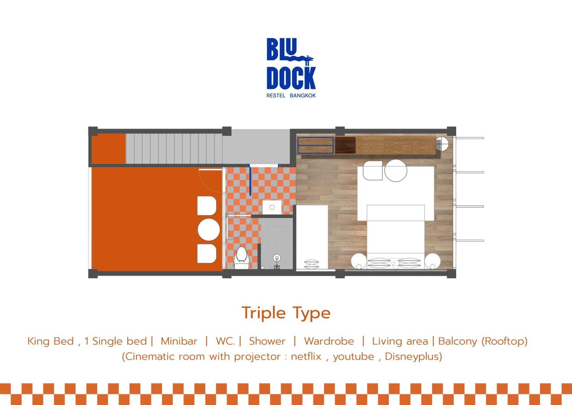 Blu Dock Restel Bangkok Eksteriør billede